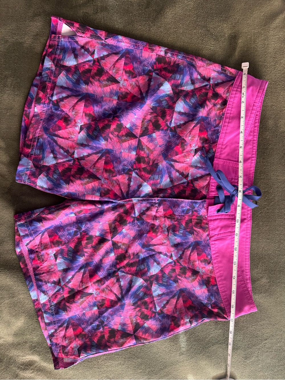 Prana Pink Waistband Swim Shorts